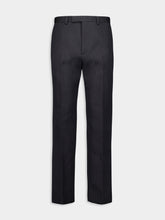 Gucci Dark Grey Wool Pants with Crease Detail