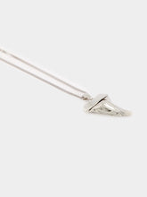 Saint Laurent Silver Shark Tooth Necklace