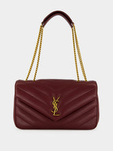 Saint Laurent Rouge Cabernet Loulou Medium Shoulder Bag
