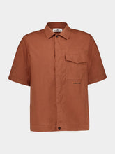 Stone Island Rust Orange Spread Collar Shirt