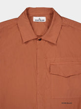 Stone Island Rust Orange Spread Collar Shirt