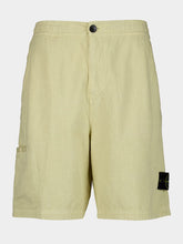 Stone Island Linen Blend Bermuda Shorts