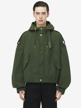 McQueen Green Hooded Jacket