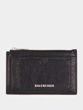 Balenciaga Black Superbusy Coin and Card Holder