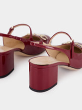 Gucci Rosso Ancora Patent Horsebit Pumps