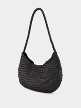Dragon Diffusion Black Nova Luna Woven Leather Tote