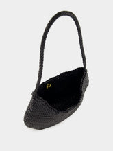 Dragon Diffusion Black Nova Luna Woven Leather Tote
