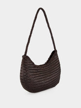 Dragon Diffusion Nova Luna Dark Brown Woven Leather Bag