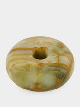 Zaconi Sora Cairn Onyx Small Candle Holder in Forest Veil