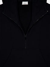 Saint Laurent Black Half-Zip Hoodie