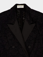 Saint Laurent Black Lace Double-Breasted Jacket