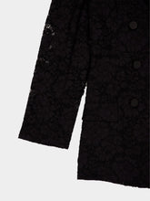 Saint Laurent Black Lace Double-Breasted Jacket