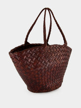 Dragon Diffusion Brown Egola Woven Shoulder Bag