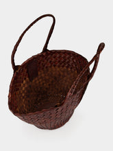 Dragon Diffusion Brown Egola Woven Shoulder Bag