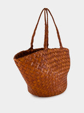 Dragon Diffusion Egola Tan Woven Shoulder Bag