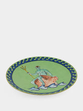 Ginori 1735 Il Viaggio di Nettuno Moss Green Charger Plate