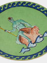 Ginori 1735 Il Viaggio di Nettuno Moss Green Charger Plate
