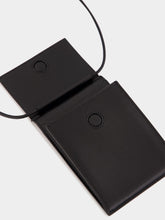 Saint Laurent Black Leather Pouch