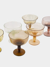 Bitossi Amber and Rose Champagne Bowls Set of 6