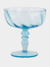 Bitossi Blue and Green Champagne Bowls Set of 6