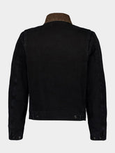 Saint Laurent Black Cotton Canvas Work Jacket