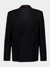 Gucci Black Wool Double-Breasted Suit