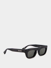 Gucci Black Rectangular Frame Sunglasses