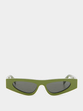 Gucci Olive Green Cat-Eye Sunglasses