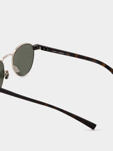 Saint Laurent Silver YSL SI 707 Oval Sunglasses in Metal