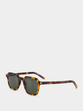 Saint Laurent SL 715 Squared Havana Acetate Sunglasses