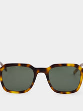 Saint Laurent SL 715 Squared Havana Acetate Sunglasses