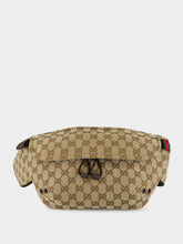 Gucci Beige and Ebony Small GG Belt Bag