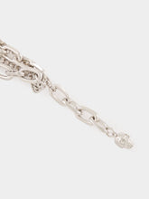 Alexander McQueen Skull Charm Palladium-Finished Bracelet