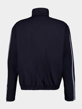 Gucci Dark Blue Embroidered Wool Twill Jacket