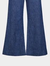 Valentino Garavani Blue Chambray Flared Denim Pants
