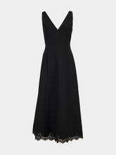 Valentino Garavani Black Crepe Couture Midi Dress