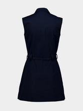 Miu Miu Navy Blue Poplin Mini Dress