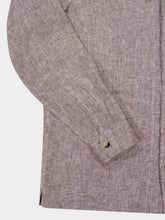Brunello Cucinelli Nut Brown Linen Shirt
