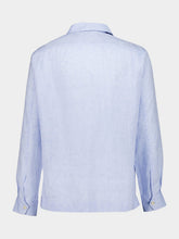 Brunello Cucinelli Cloud Blue Linen Shirt