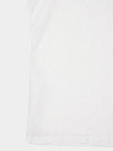 120% Lino White Short Sleeve Linen Shirt