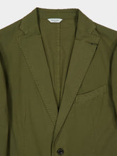 Boglioli Khaki Green Cotton Blazer