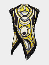 La DoubleJ Sanctuary Placée Gold Silk Twill Scarf Top