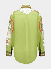 La DoubleJ Anemone Ghirlanda Placée Cotton Boyfriend Shirt