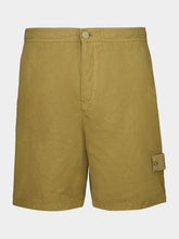 Stone Island Dark Beige All-Weather Cotton Shorts