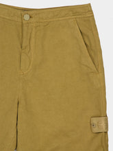 Stone Island Dark Beige All-Weather Cotton Shorts