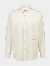Stone Island Ivory Cotton Marina Comfort-Fit Shirt