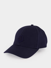 Moncler Navy Blue Gabardine Baseball Cap