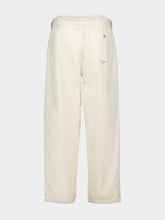 Stone Island Ivory Marina Cotton Trousers