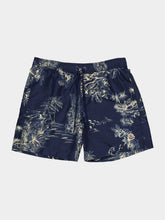 Moncler Navy Floral Print Swim Shorts