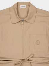 Moncler Beige Cotton Poplin Shirt Jacket